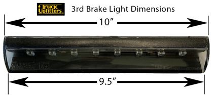 LED 3rd brake light for shells